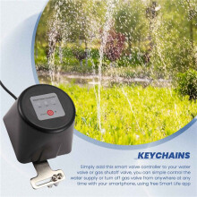 2X Tuya WIFI Gas Valve Garden Water Shut Off Timer Irrigation Controller com Alexa SmartLife Plugue UE