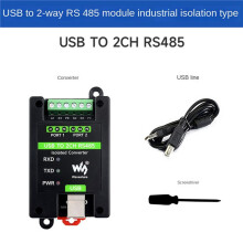 10X Waveshare USB to 2 Channel RS485 Industrial Grade Isolated Converter FT2232HL Support Wall and Din Rail