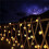 2X 8 Modes Solar Light Bulbs Crystal  5M LED String Lights Fairy Lights Garlands 10