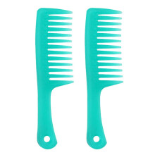 Detangling Hair Brush and Wide Tooth Comb Set for All Hair Types with Frizz Reduction Design