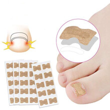 50PCS Ingrown Toenail Correction Patch Waterproof Breathable Elastic Cotton Toenail Brace Strips