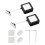 Retractable Remote Control Tethers, Remote Cable Lock , 6.6Ft /2M Remote Control Security Lock for TV and DVD 6 Pcs 2