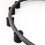 8pcs HIFI Cable Stand Booster Holder Support Frame Anti-Shock Foot Multi-Function Speaker Cable Trailing Pad Black 6