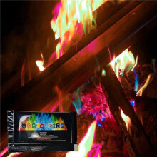 20pcs Color Changing Fire Packets,Non-Toxic Powder for Fire Pits, Bonfires, and Fireplaces,Safe and Vibrant Flame Colors