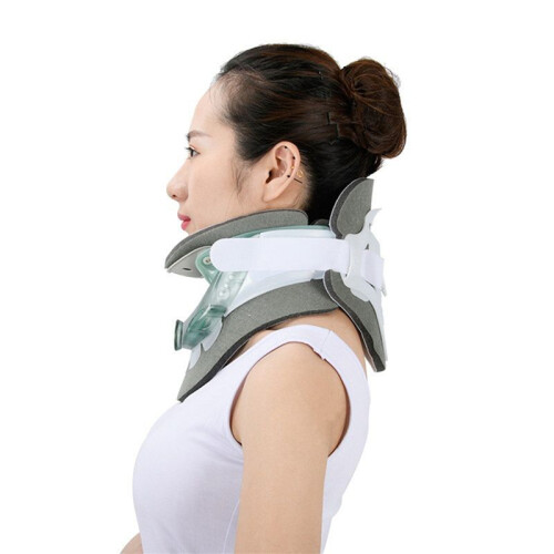 8X Cervical Traction Device Neck Corrector Cervical Collar Neck Stretch Protector Spine Fixation Support Brace 2