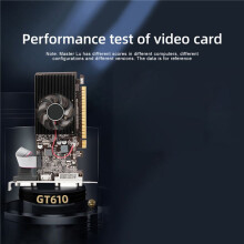 2X Geforce GT610 1GB DDR3 Card 810 MHz 1800 MHz 64 Bit 40 Nm VGA+HD+DVI Video Card