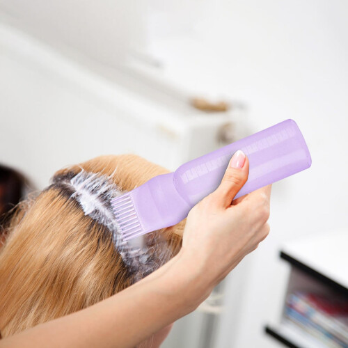 Root Comb Applicator Bottle with Hair Dye Applicator Brush for Precise Root Application and Even Coverage 2