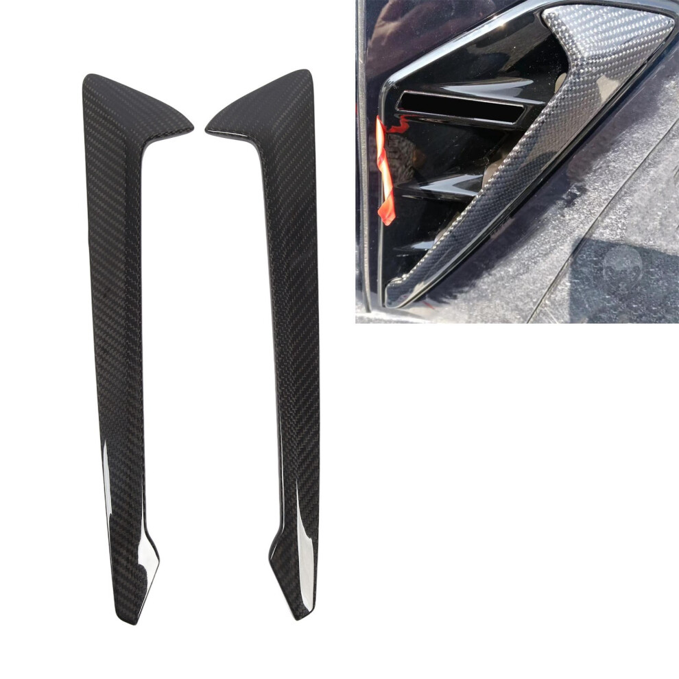 Carbon Fibre Side Wing Vent Trim Pair 7055741214295