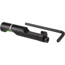 Acessório de caça, nível de bolha horizontal para Picatinny-Weaver de 20 mm, liga de alumínio, preto e verde