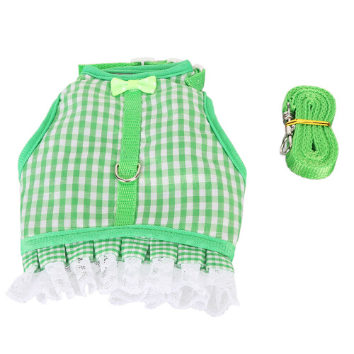 Rabbit Vest Leash with Lace Hem 2