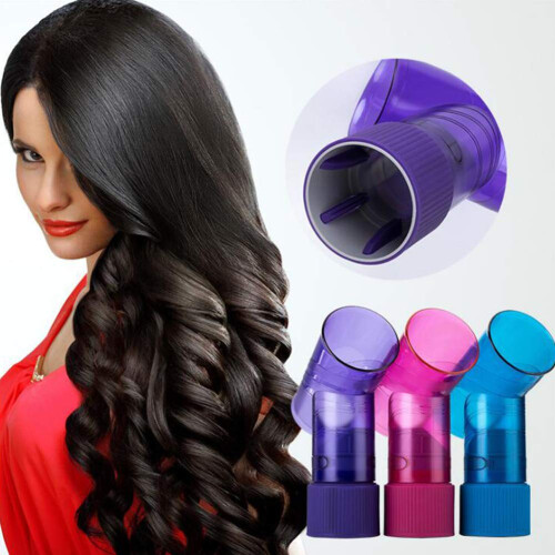 Hair Dryer Diffuser Attachment for Curly Wavy Hair Rose Red Styling Tool 1