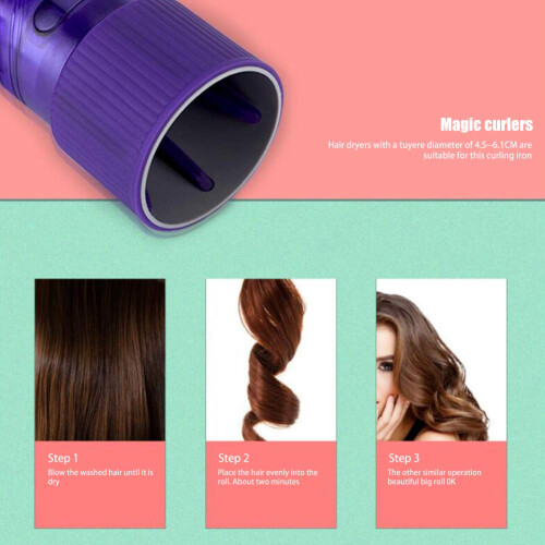 Hair Dryer Diffuser Attachment for Curly Wavy Hair Rose Red Styling Tool 2