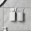 Wall Mounted Toothbrush Holder 10.5CM Bathroom Storage Shelf Space Saving Compact Size Color E 3