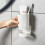 Wall Mounted Toothbrush Holder 10.5CM Bathroom Storage Shelf Space Saving Compact Size Color E 5