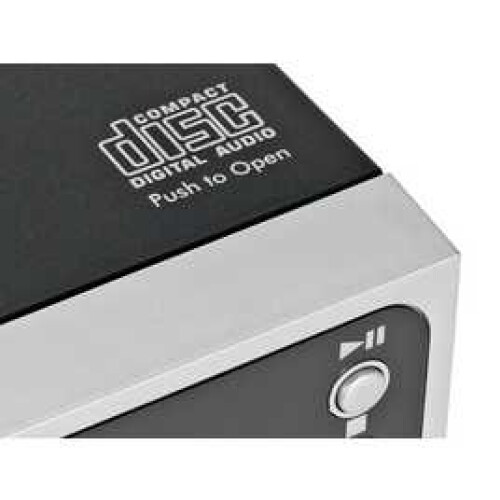 Bush Bush CD/DAB FM Radio Bluetooth Mini Hi-Fi System Silver 1