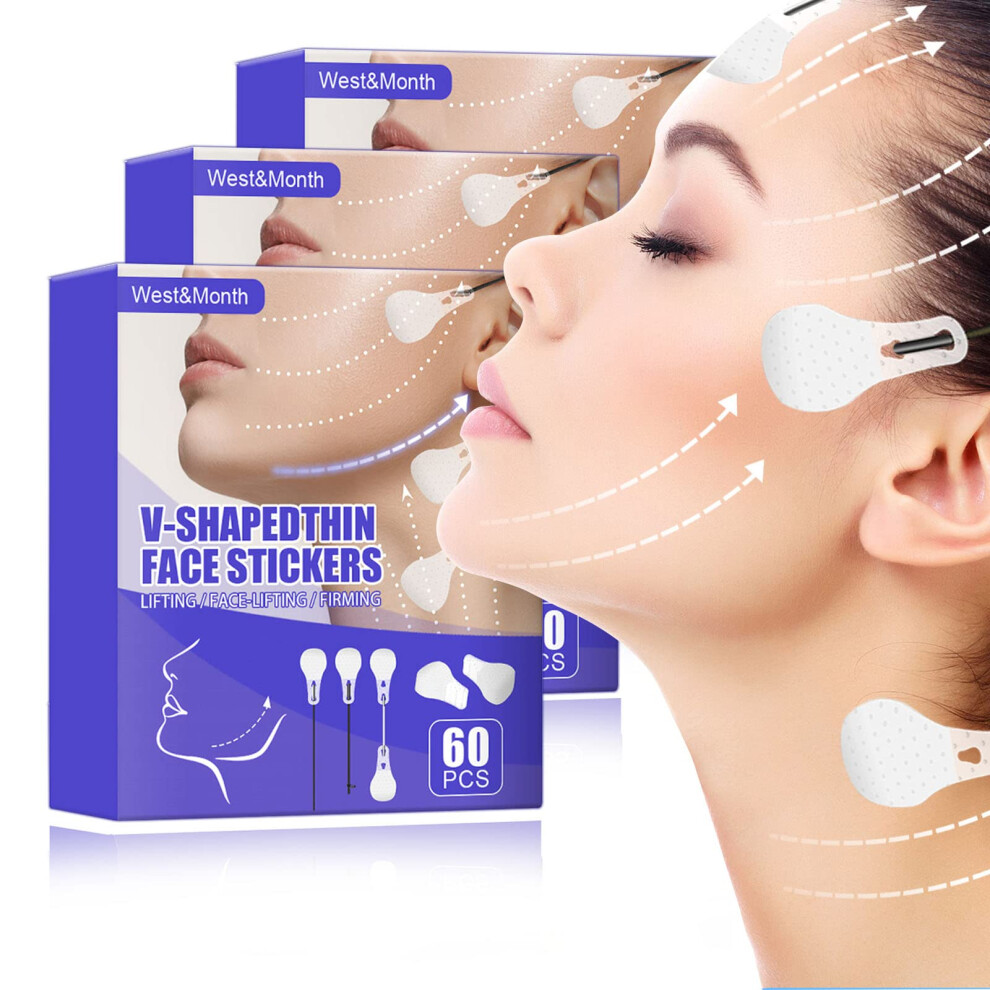 Face Lift Tape 180PCS Waterproof Invisible Instant Face Lift for Sagging Jowls and Double Chin