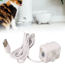 Pet Water Fountain Pump Quiet USB DC Brushless Motor Mini Cat Dispenser 1.2L