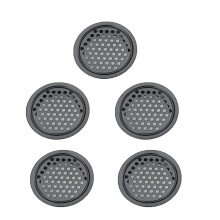 5 Pack Stainless Steel Cabinet Vent 2 Inch Round Soffit Vent Cover with Mesh for Airflow and Protection