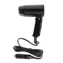 12V Car Hair Dryer with Foldable Design, Low Noise, Compact for Travel and Vehicle Use