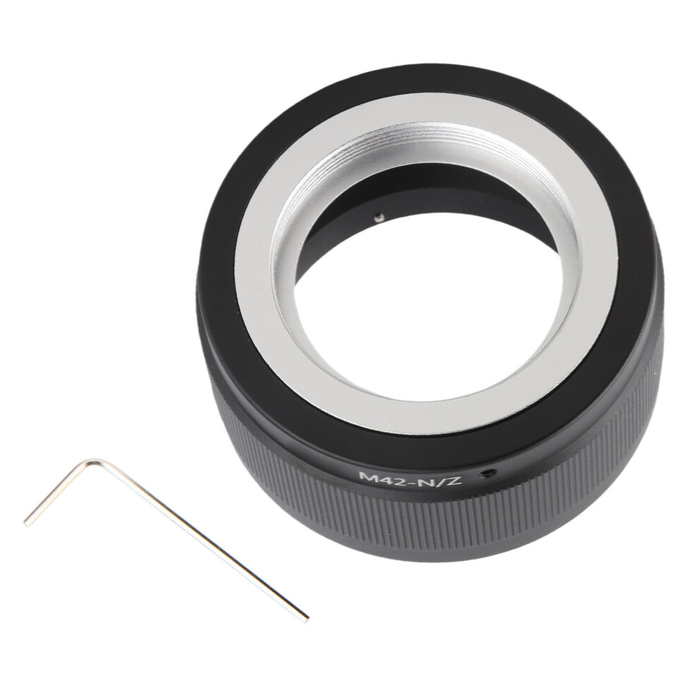 Aluminum Alloy M42 Lens Mount Adapter Ring For Z Mount Full Frame Camera 4901389947794