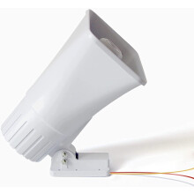12V 130dB Dual Tone Alarm Siren with 90 Bracket for Home Car Truck Indoor Outdoor Security