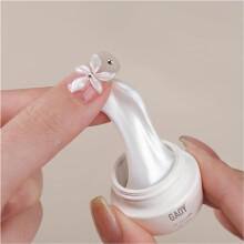Pearlescent 3D Nail Art Gel 15g NonSticky Solid Sculpting Gel for Carving and UV LED Curing