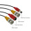 16.4ft CCTV Camera Extension Cable with 4 BNC Connectors, Seamless Coverage for Security DVR System 5