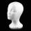 Mannequin Head White Foam Wig Stand for Styling, Stable Display and Accurate Dimensions 4