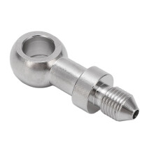 Edelstahl 3/8 Zoll Brems-Banjo-Armatur mit 10 mm Innendurchmesser Adapter