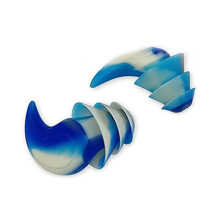 Sleep Earplugs Noise Cancelling Silicone Reusable Washable Soft Plugs for Travel and Bedroom Blue