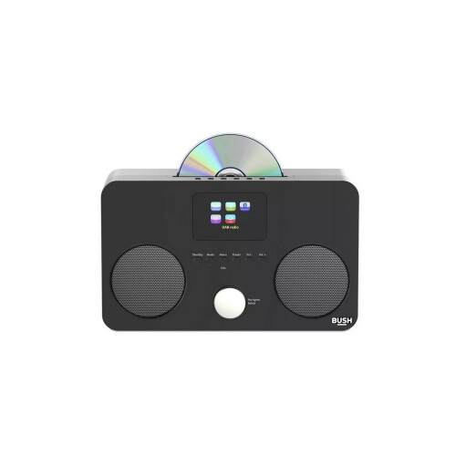 Bush Bush Mini Hi-Fi - CD DAB/FM Radio & Bluetooth - Grey 1