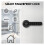 Smart Door Lock with Biometric Fingerprint Access, Keypad Keyless Entry, Silver Electronic Handle 4