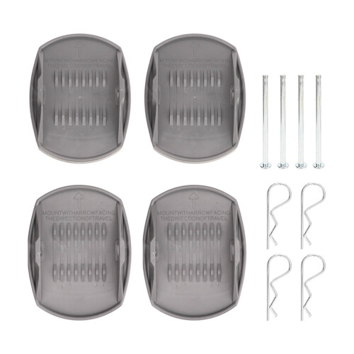 4PCS Caravan Jack Pads Heavy Duty Load Dispersion Rustproof RV Lifting Adapter 2