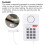 Home Security Alarm System with Numeric Keypad Control, Easy Install Door and Garage Entry Alarm 4