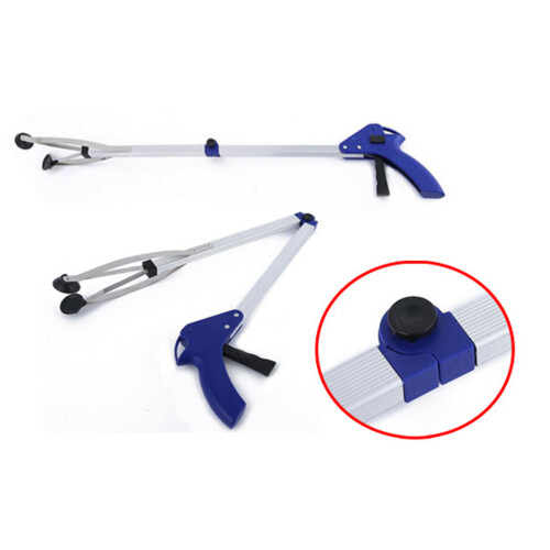 Foldable Aluminum Trash Picker with Rubber Suction Cup, 83cm 2