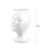 Mannequin Head White Foam Wig Stand for Styling, Stable Display and Accurate Dimensions 2