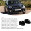 Glossy Black Door Mirror Covers Pair for Mini 7