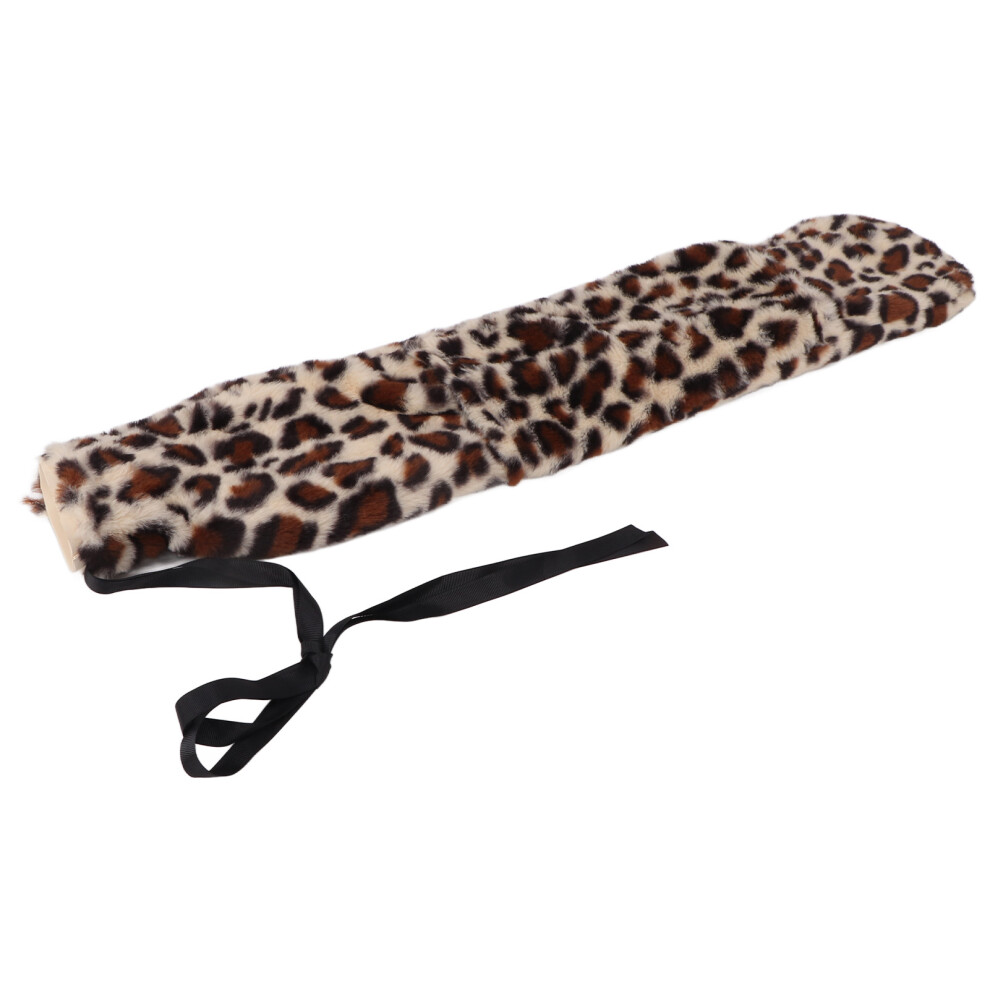 2L Leopard Print Rubber Hot Water Bottle for Neck Shoulder Abdomen
