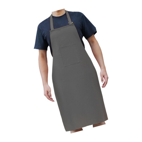 Leather Welding Apron Heavy Duty Flame Resistant Full Coverage Adjustable Heat Protective for Welders