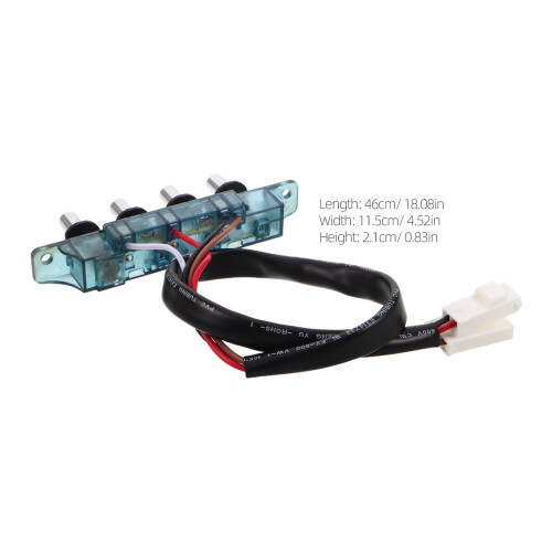 Range Hood Switch - 4 Button Pushbutton Controller - Piano Style 1