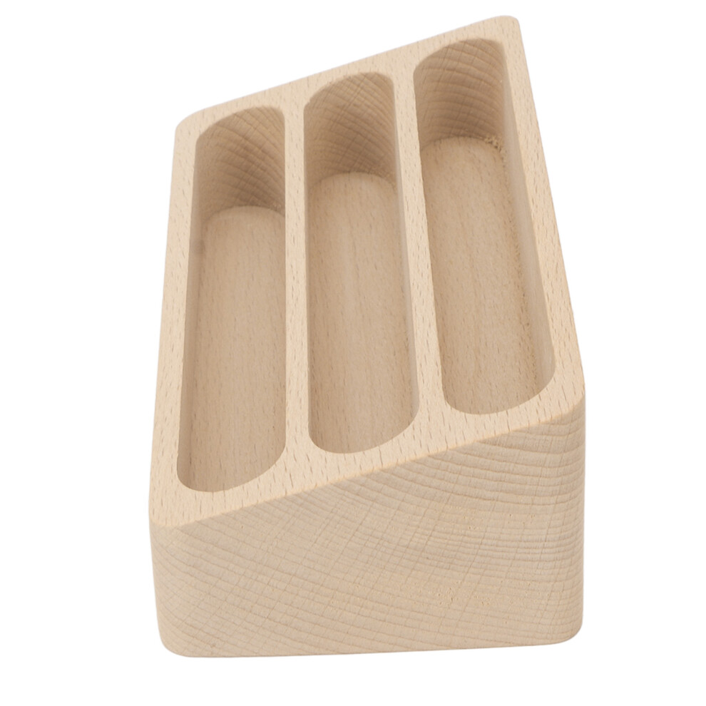 Desk 3-Slot Name Card Display Holder