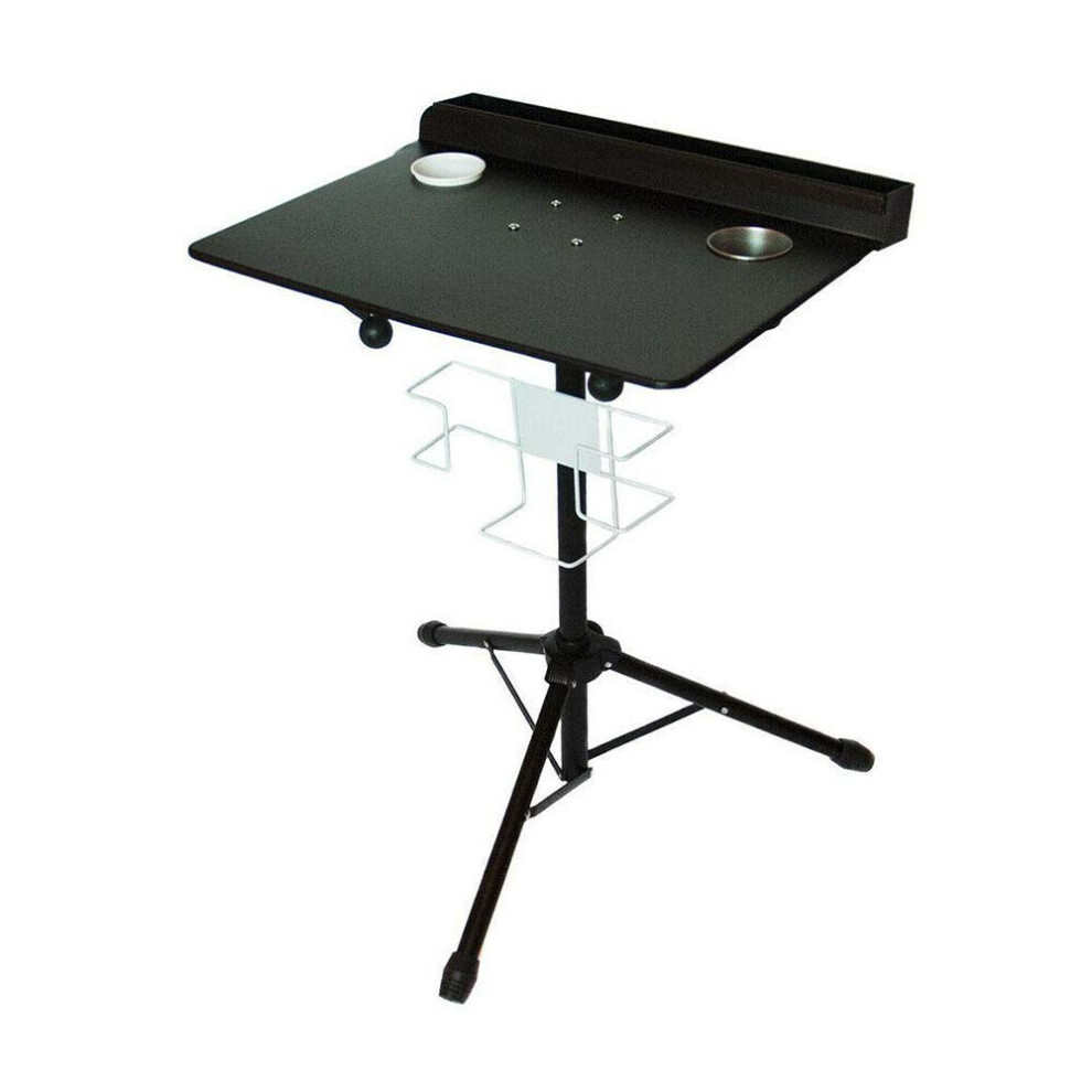 Tattoo Workstation with Adjustable Height and Ink Tray for Studio or Mobile Use