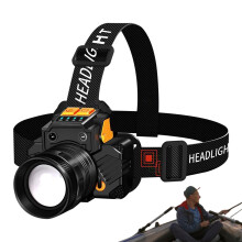 Head Light LED Rechargeable Headlamp With Motion Sensor For Backpacking, Hunting, Construction, Mountaineering Ref: 7367
