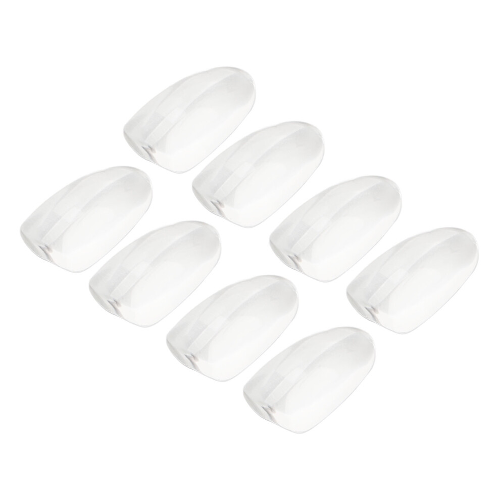 50pcs Glass Nail Polish Color Card Nail Art Display Tips for DIY & Salon