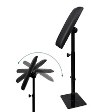 Professional Adjustable Tattoo Arm and Leg Rest with PU Leather Cushion and Ergonomic Tilt Design