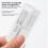 Cigarette Burst Capsule Box ABS One-Hand Operation, White, 80x38x12mm 10