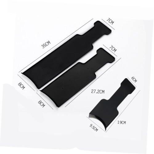 3pcs Hair Dye Board Set with Multiple Sizes for Precise Color Application at Salon or Home 2