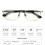Progressive Blue Light Blocking Reading Glasses for Men Multifocal Computer Eyeglasses Lightweight 3