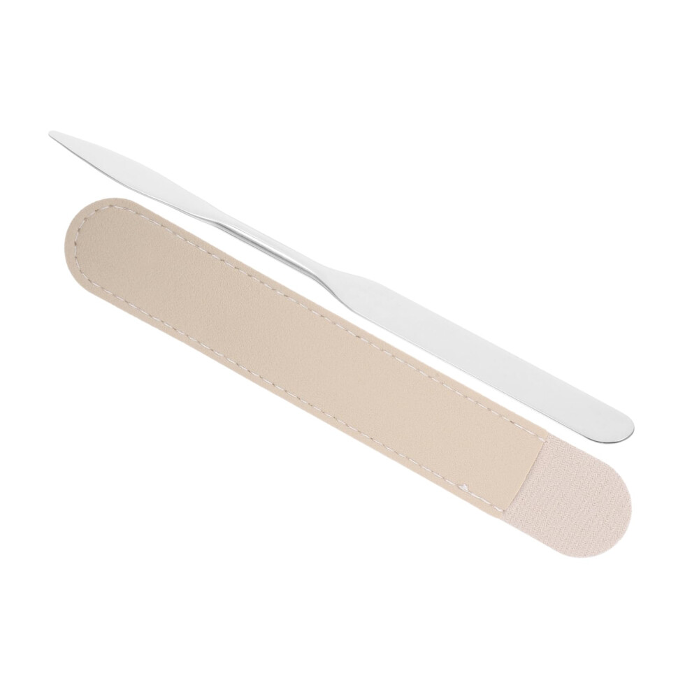 Makeup Mixing Spatula Stainless Steel DualEnded Cosmetic Tool for Foundation and Nail Art