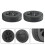 2PCS Grill Replacement Wheels for Gas Grill, Durable Plastic Construction, Easy Mobility, Black 3